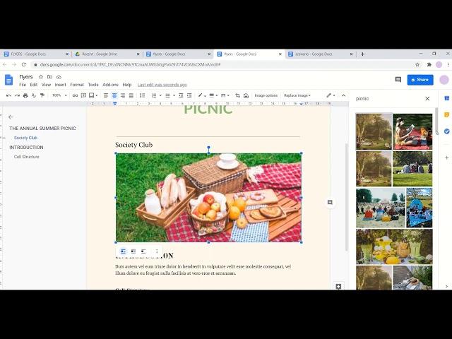 How to Make Flyers Using Google Docs