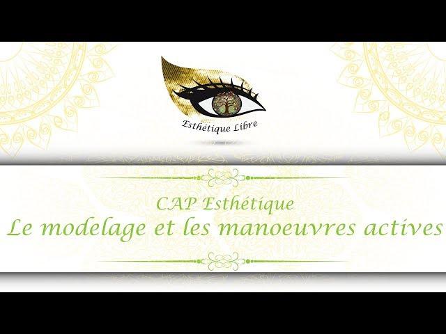 Modelage du visage et manoeuvres actives - Esthétique Libre