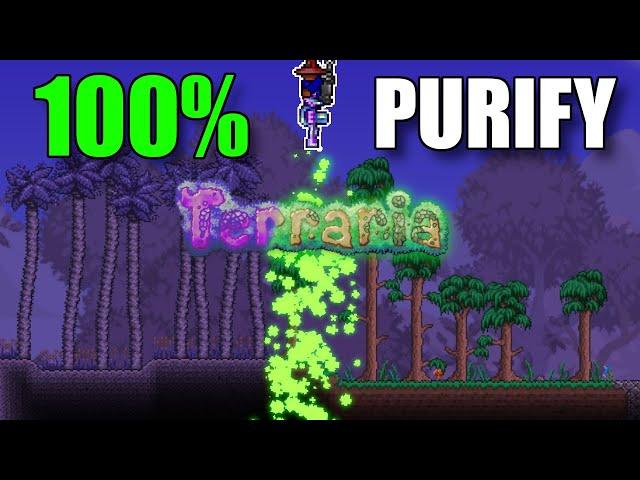 The Ultimate Guide to 100% Purifying your Terraria World(1.4.4+) Good Riddance Achievement!