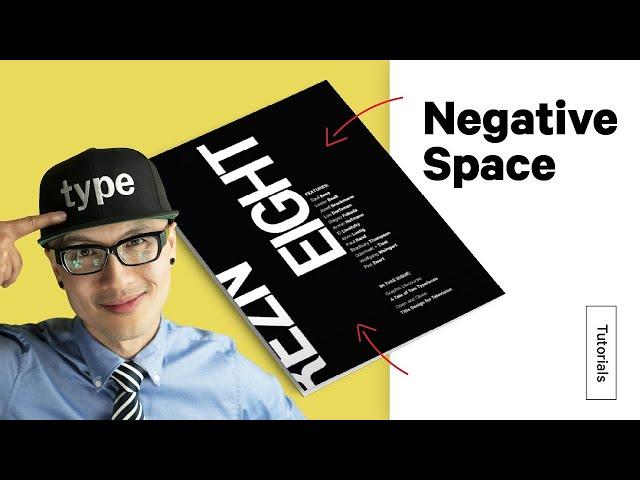 How to Use Negative Space to Improve Your Design Layouts – Typography Tips