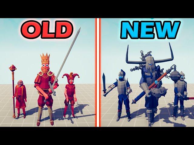 NEW MEDIEVAL TEAM vs OLD MEDIEVAL TEAM - Totally Accurate Battle Simulator | TABS