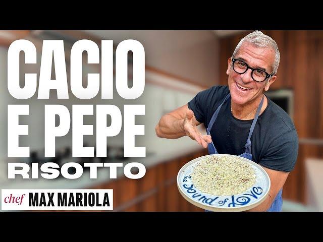 RISOTTO CACIO E PEPE (Ti svelo il Trucco per farlo Cremoso e Saporito) Ricetta di Chef Max Mariola