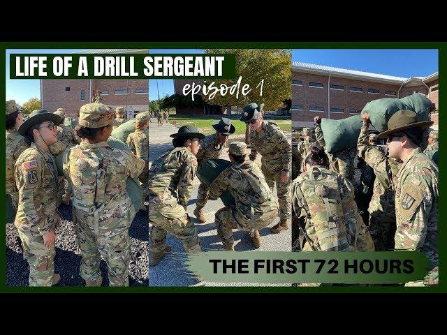 LIFE OF A DRILL SERGEANT (BCT) | SHARK ATTACK & THE FIRST 72 HOURS - ARMY VLOG