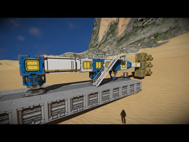 Space Engineers Advanced Rotor Infinite Drill Rig