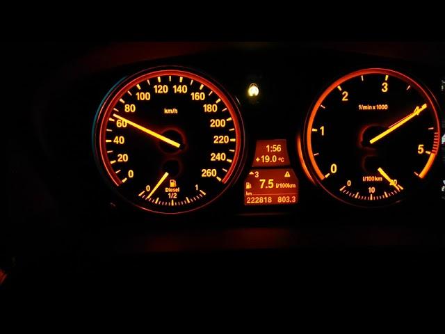 BMW 530d E61 (300hp) acceleration 0-100kmh 0-160kmh