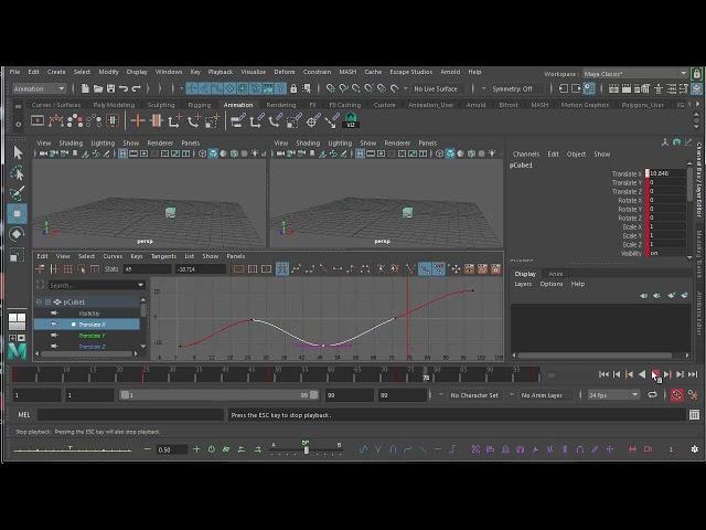 How to Use the Graph Editor in Autodesk Maya