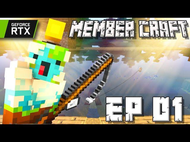 MEMBER CRAFT EPISODE 01 - New Minecraft Survival Realm with Friends!