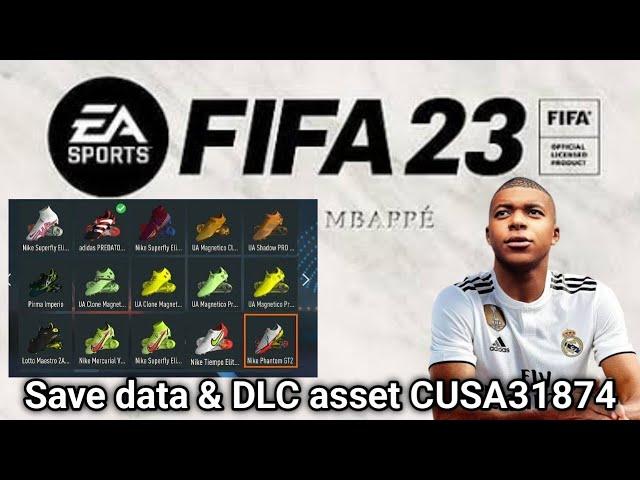 [PS4] FIFA 23 save data transfer June & DLC asset update 1.24 CUSA31874 PS4 Hen