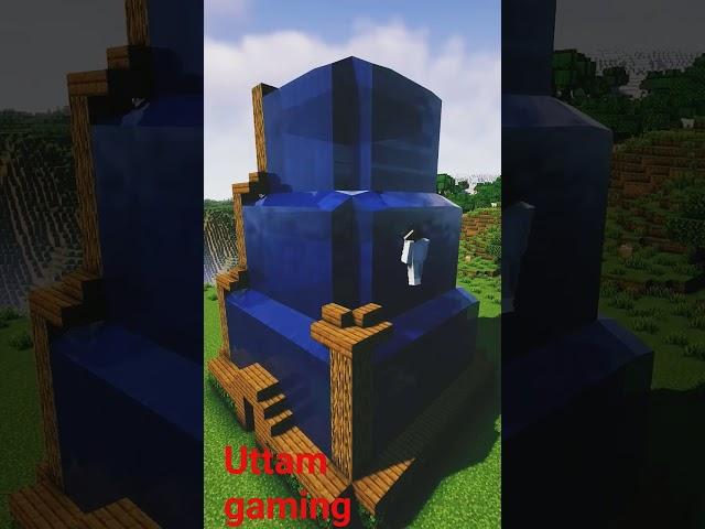 Minecraft Water House #shorts#uttam gaming