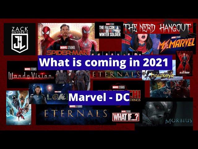 What is coming in 2021 | MARVEL | DC