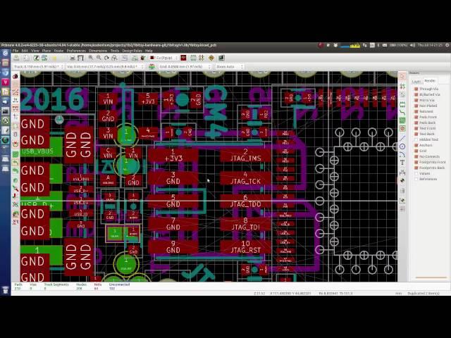 KiCad PCB Layout LP - 1BitSy V1.0b