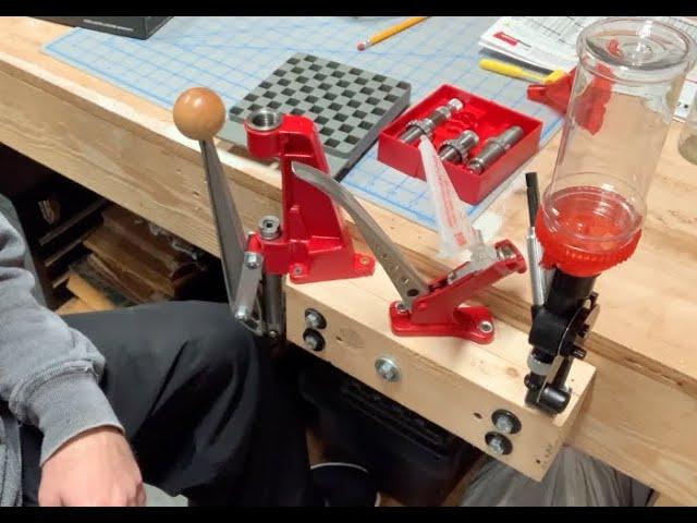 Reloading basics with Lee Press and Dies