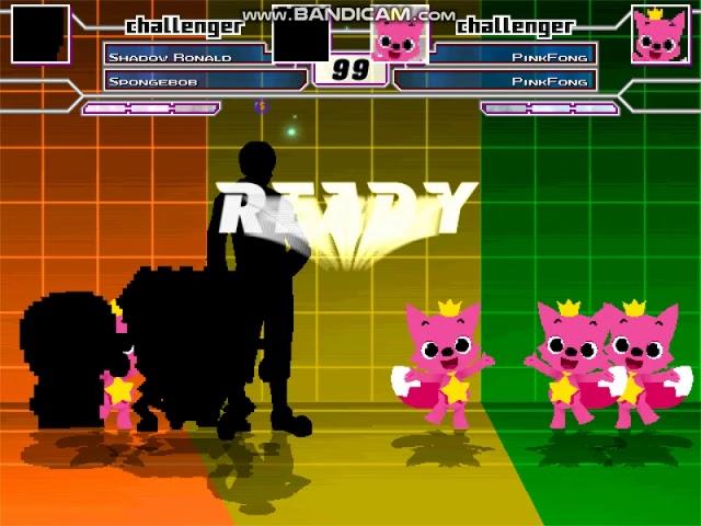 Mugen Battle #337 The Shadow Characters VS X4 Pinkfong