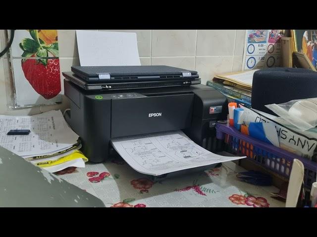 Watch This Epson L3210 Printer Print 24 Pages of Document in 4K!