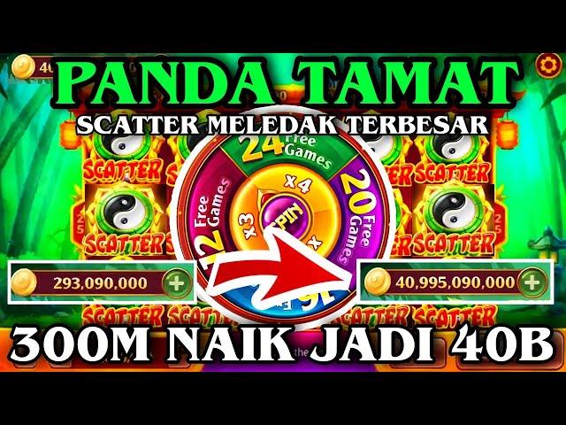 300M NAIK JADI 40B ROOM PANDA YANG BAGUS 100% BANJIR SCATTER || PANDA HIGGS DOMINO