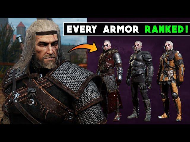 Witcher 3 - All Witcher Armor Ranked WORST to BEST