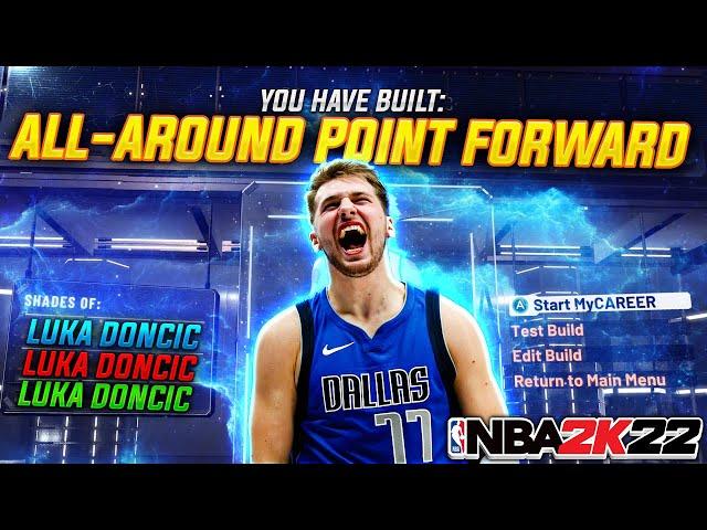 BEST POINT FORWARD BUILD IN NBA 2K22! CONTACT DUNKS + HOF SHOOTING BADGES! BEST ISO BUILD