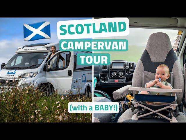 Camper Van Tour in Scotland WITH A BABY! | Best campervan hire for family travel