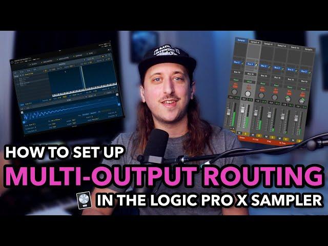 How to Set Up Multi-Output Routing in the Logic Pro 10.5 Sampler (Logic Pro X Tutorial)