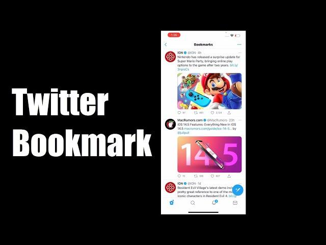 Twitter: How to Bookmark & Find Bookmarks!