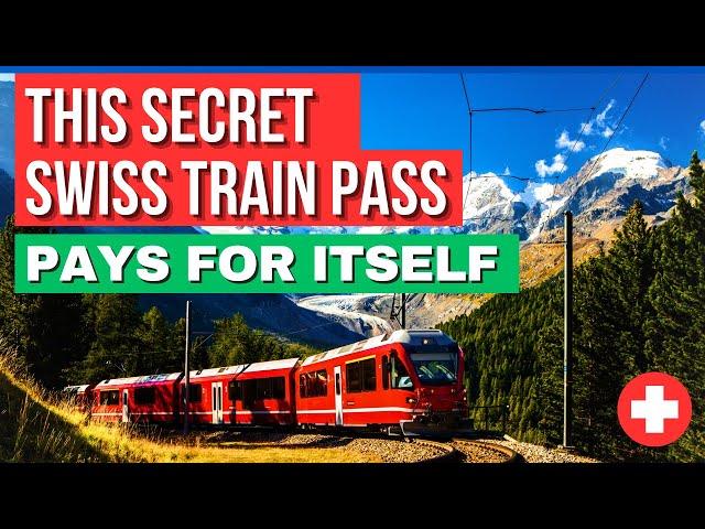 SECRET SWISS TRAIN PASS : Can SAVE You Lots of MONEY