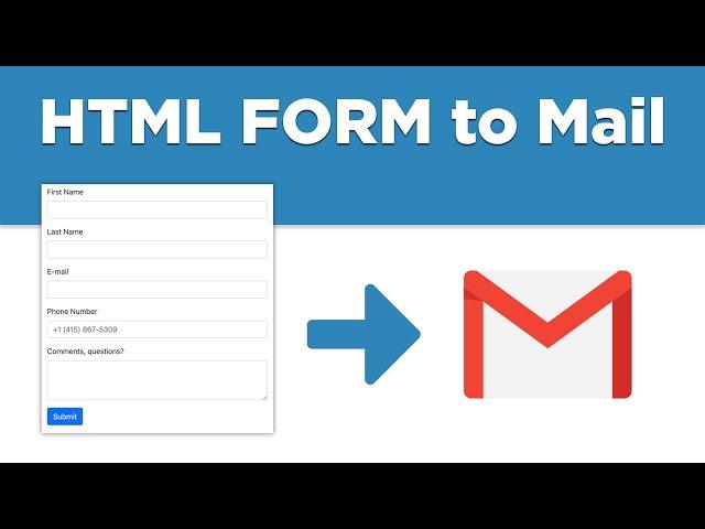 Create a Working Contact Form in HTML that emails you (w/ spam prevention too!)