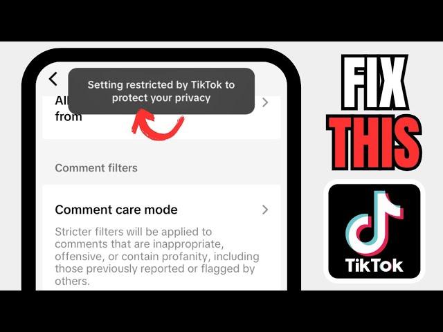 How To Fix Settings Restricted By TikTok To Protect Your Privacy