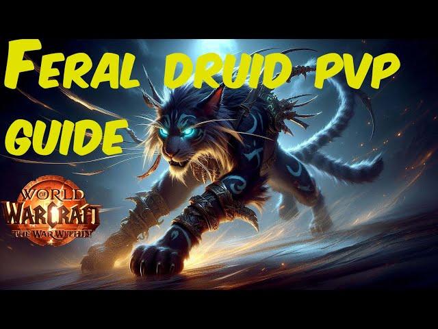 BEST FERAL BUILDS! - Feral druid pvp guide 11.1 gear,stats,rotation the war within