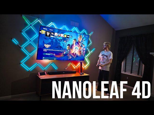 RGB That MATCHES What's On Your TV - Nanoleaf 4D Screen Mirror - Unboxing & Review!