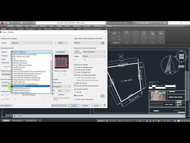 2024 - COMO CONVERTIR DE AUTOCAD A PDF A ESCALA, EXPORTAR DE AUTOCAD A PDF A ESCALA