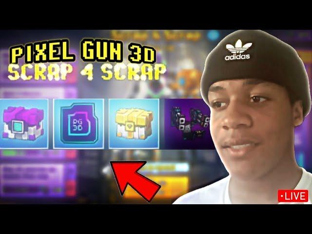 GRINDING THE NEW SCRAP 4 SCRAP EVENT IN PIXEL GUN 3D