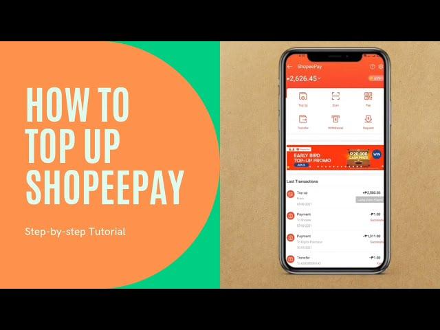 HOW TO TOP UP SHOPEE PAY | Step-by-step Tutorial