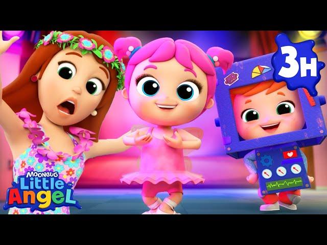 Shake Shake Your Body |  Little Angel Color Songs & Nursery Rhymes | Learn Colors & Shapes