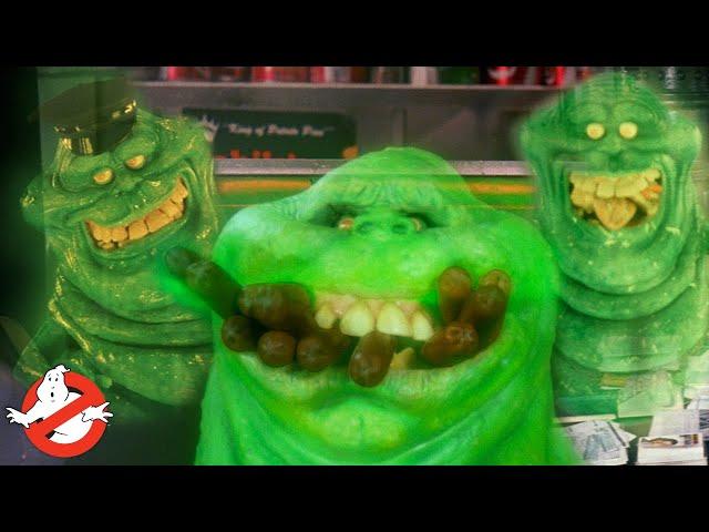 Slimey & Starving | ALL Slimer Scenes | GHOSTBUSTERS I & II