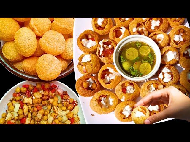 Street Style Pani Puri Recipe | Cooking Magic By Hafsa