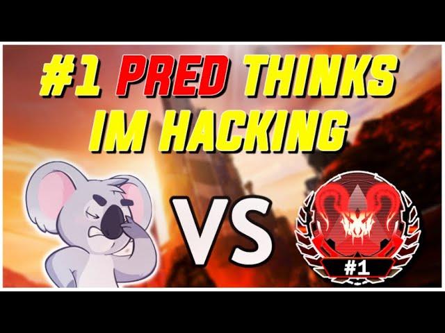 NUMBER 1 APEX PREDATOR Thinks I'm HACKING