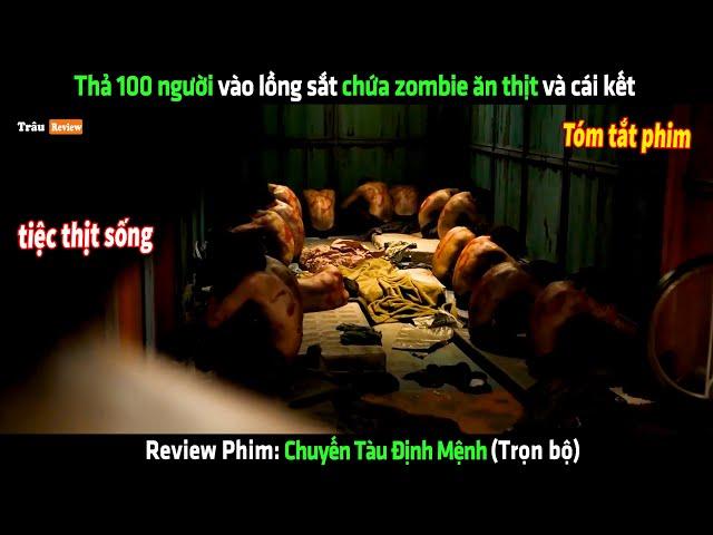 Thả 100 người vào lồng sắt chứa zombie ăn thịt và cái kết - Review phim hay