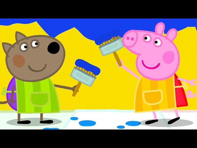 Decorating Danny Dog's Bedroom  | Peppa Pig Official Full Episodes