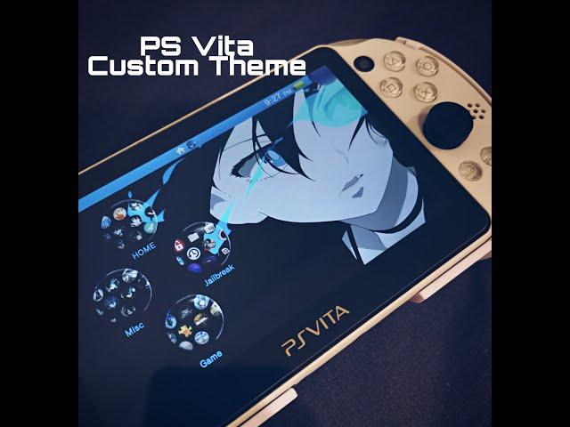 Ps Vita - How to use custom theme manager for installing custom theme | 下载主题