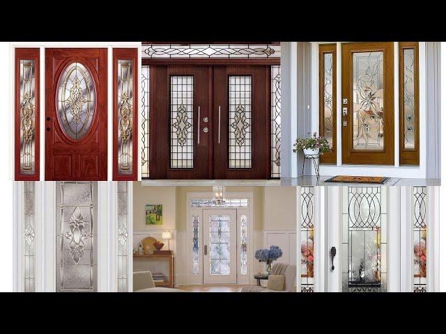 Classy glass front door design ideas