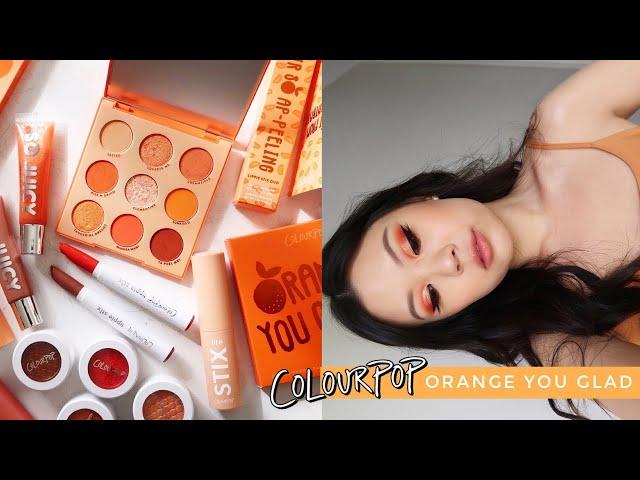 COLOURPOP ORANGE YOU GLAD ⋆ 3 Looks, Review + Comparisons!