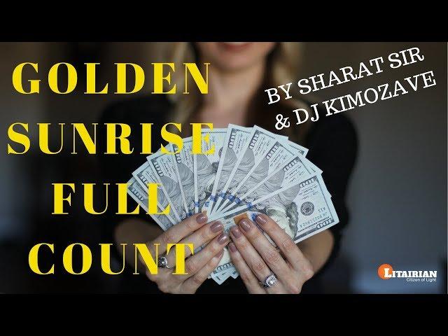 GOLDEN SUNRISE FULL COUNT SWITCHWORD FOR MONEY, WEALTH, CASH