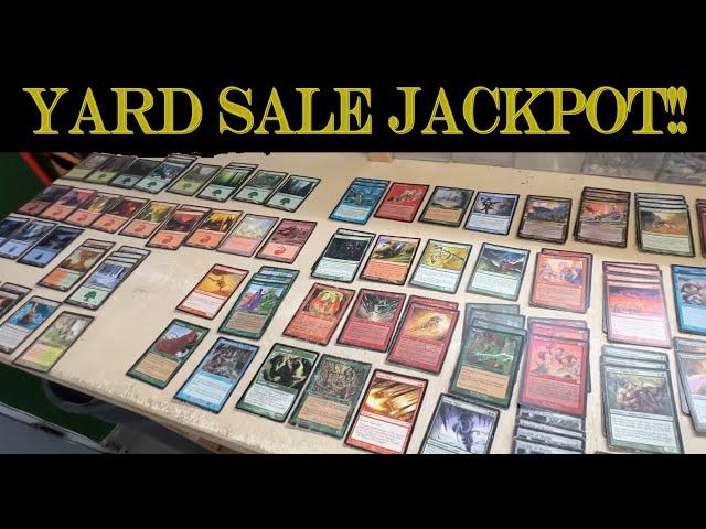 Yard Sale Gold Silver and Magic Card Jackpot