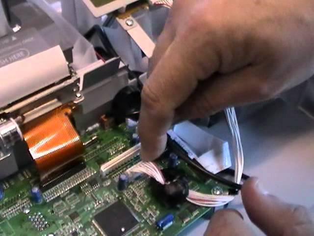 Casio se-s300 removal of top cover - Engineer training