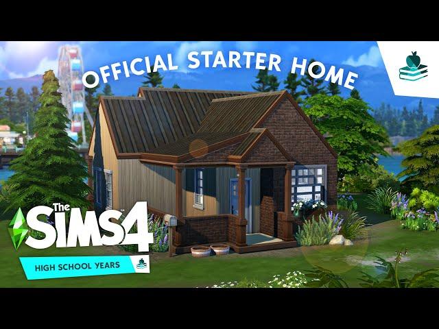 Building an Official Starter Home for The Sims 4 High School Years