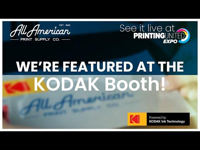 Kodak's KODACOLOR Film-to-Fabric System - Supplied by All American Print Supply