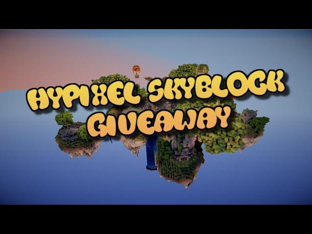 Hypixel Skyblock Giveaway