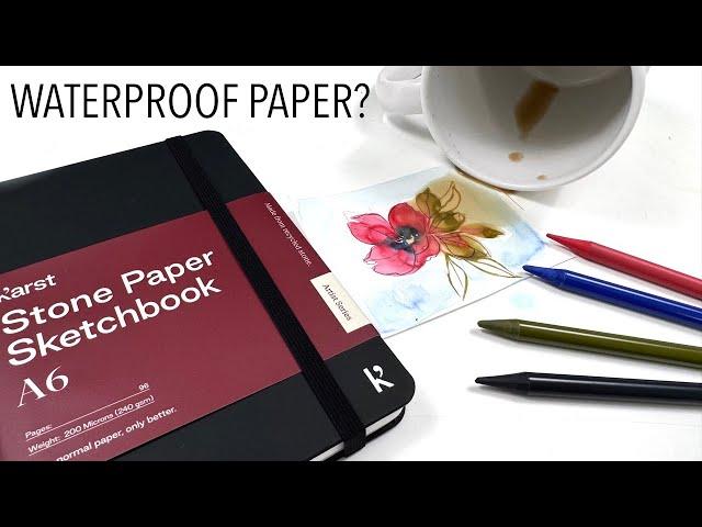 We discovered WATERPROOF paper? How is this possible?!