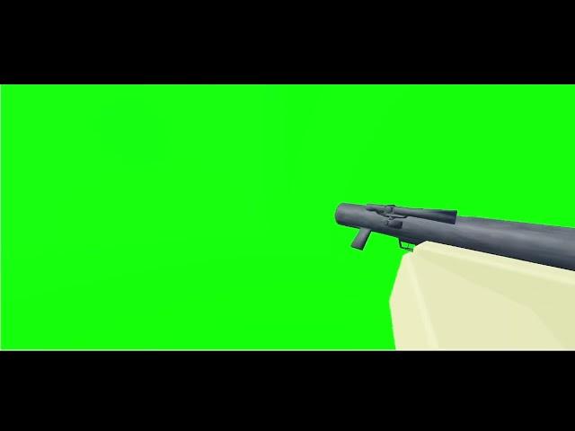 ROBLOX rocket launcher greenscreen