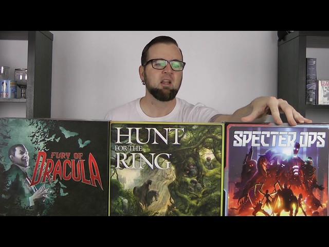 Josh Yaks about Hunt For the Ring and other "one vs all, hidden movement" games